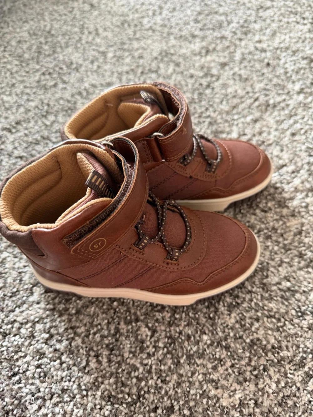 Stride Rite Brown Kids' High-Top Boots